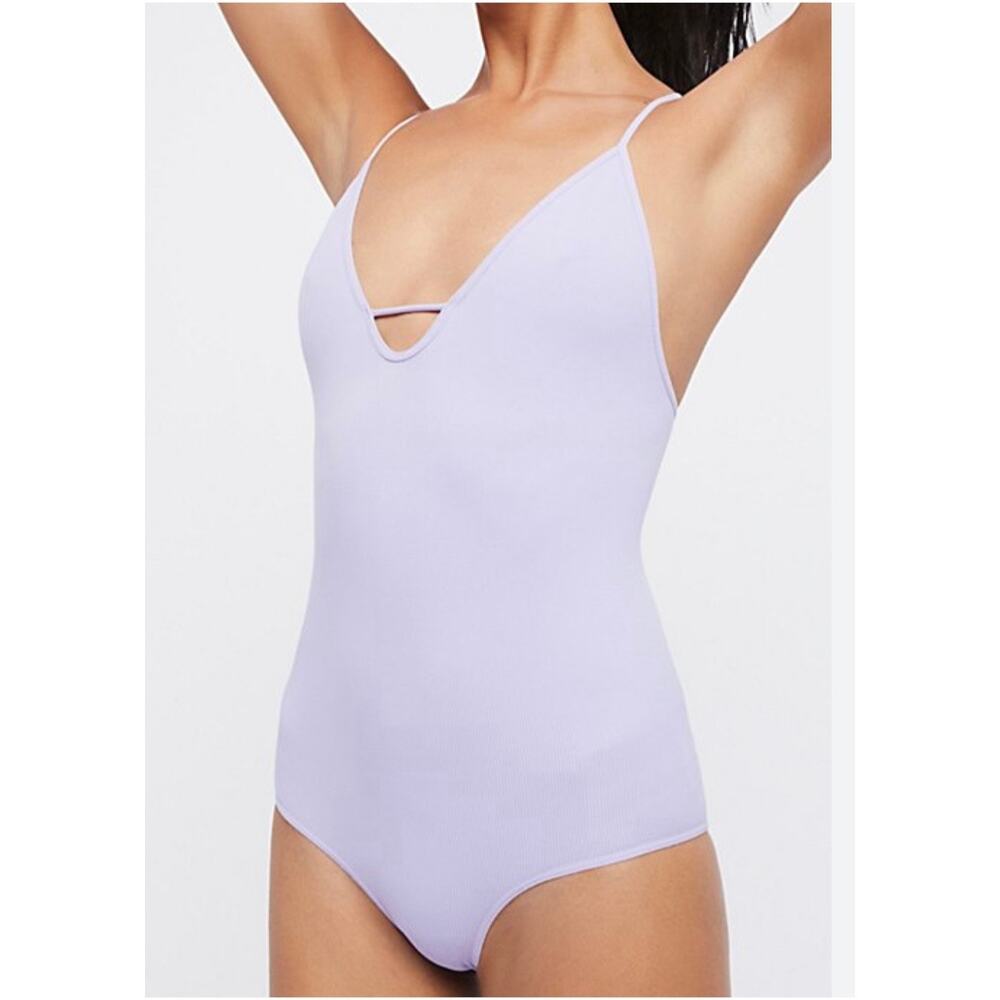 Free People Move Along Ribbed Bodysuit